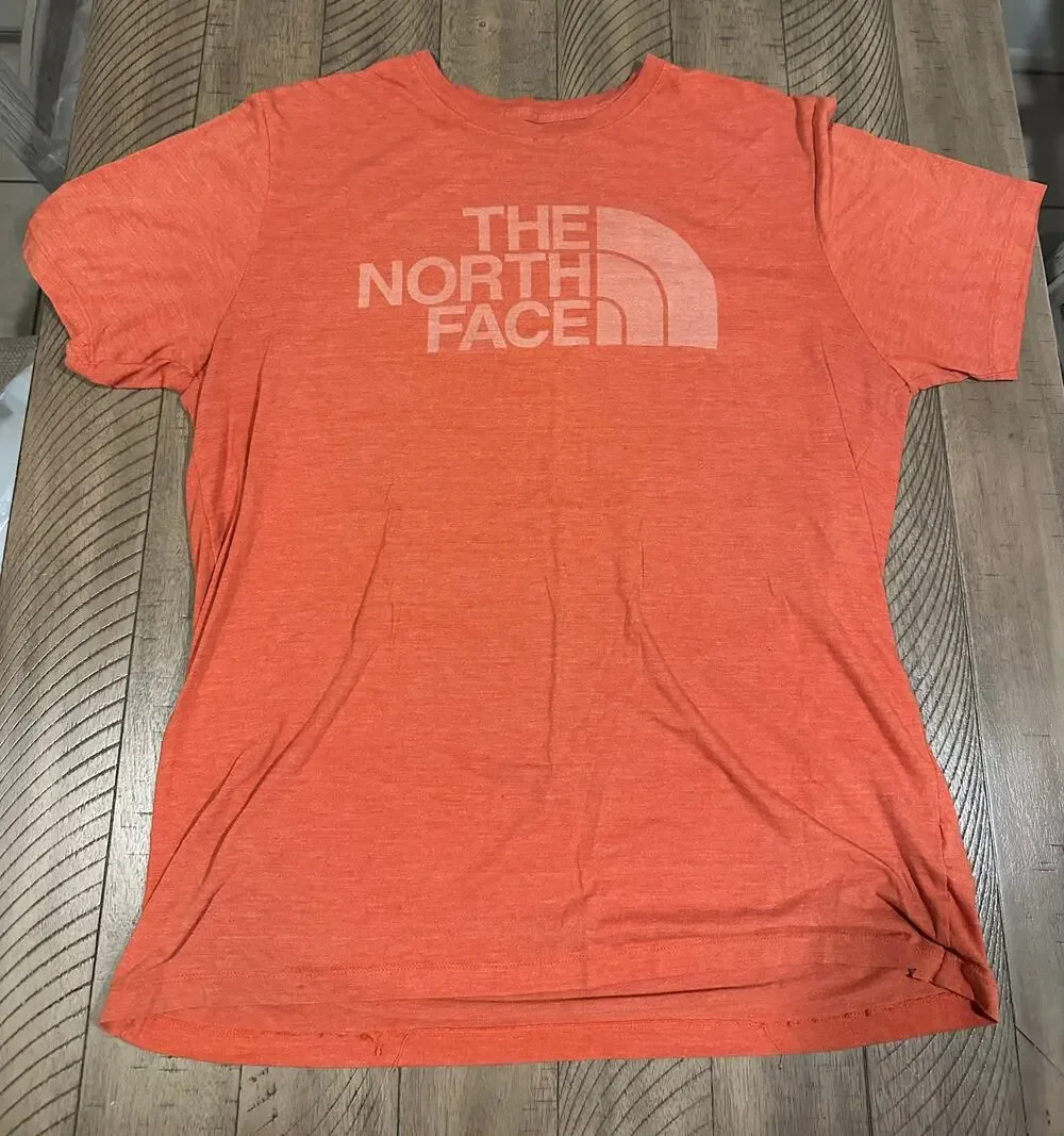 The North Face Men's Salmon Half Dome Logo Graphic T-Shirt XL Tri-Blend